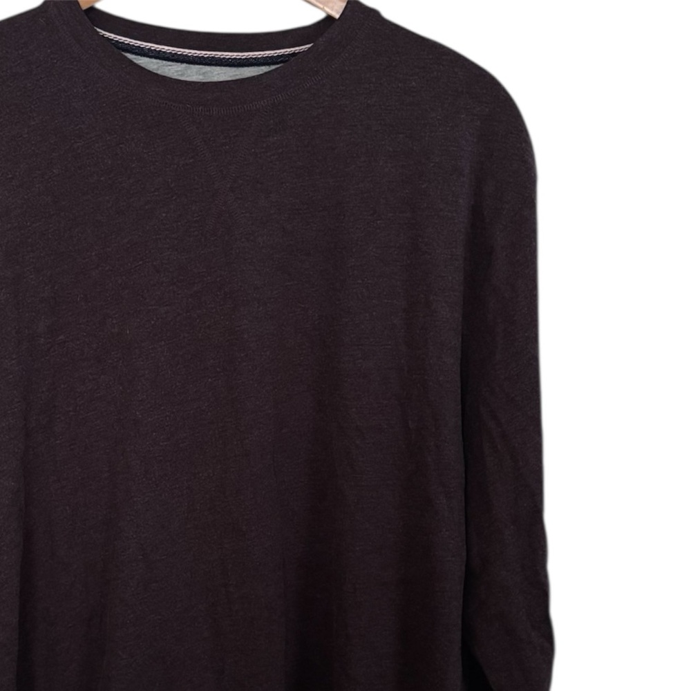 💥 Weatherproof Vintage Brown Henley Long Sleeve